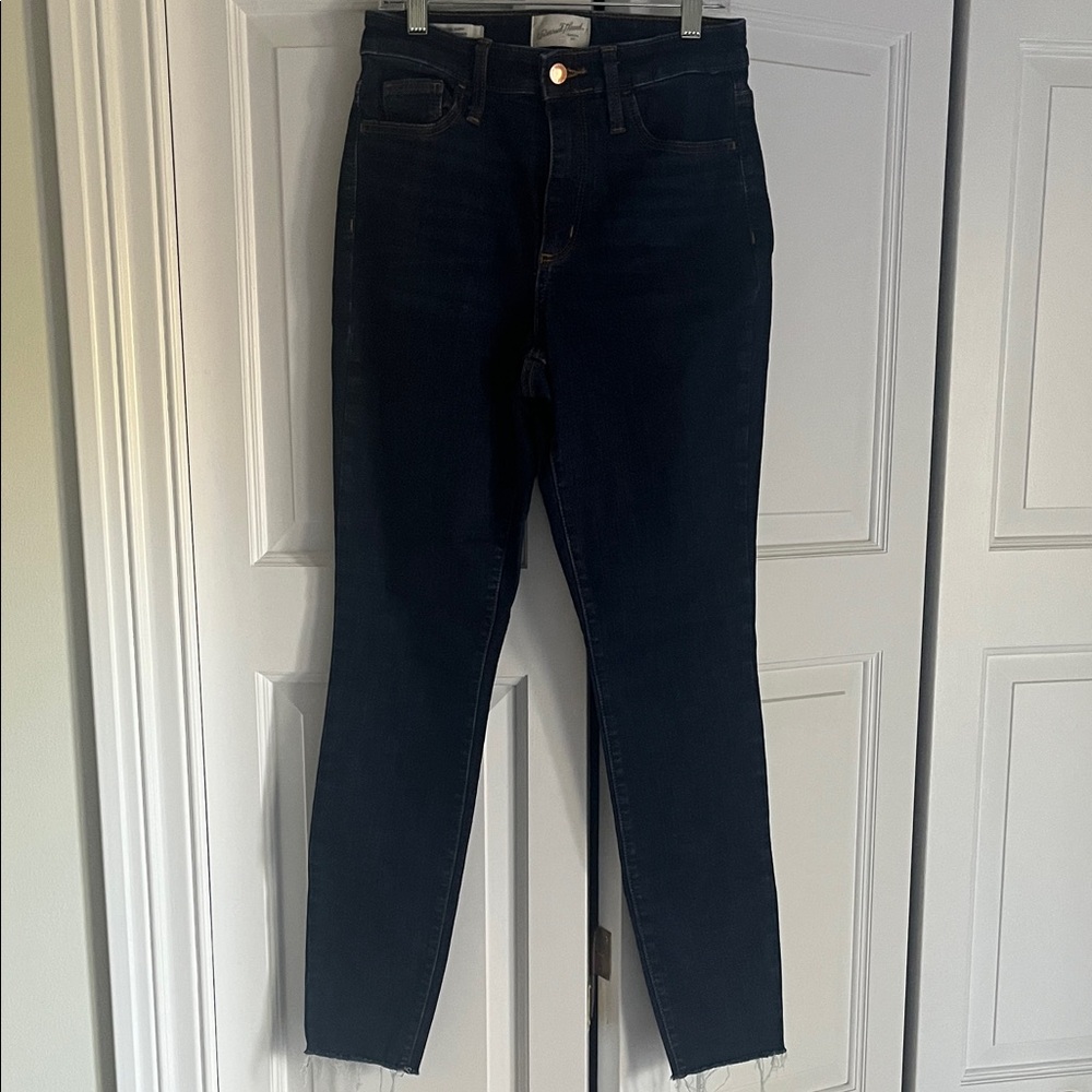 Universal Thread Women's Deep Blue Skinny Jeans